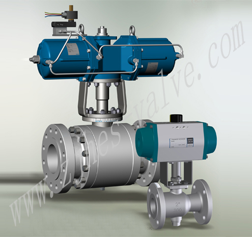 气动高压球阀、一体式球阀